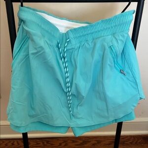 Athleta Teal/Turquoise Drawstring Skort